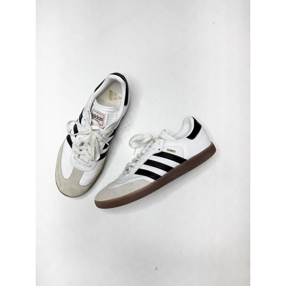 ADIDAS White and Black Sambas